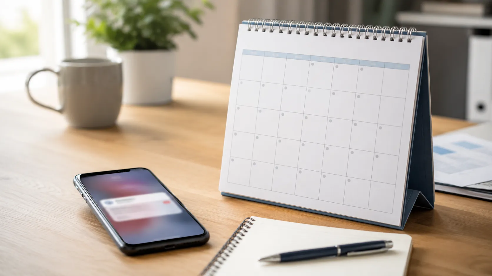 Calendar and phone reminder used to plan a remortgage review.